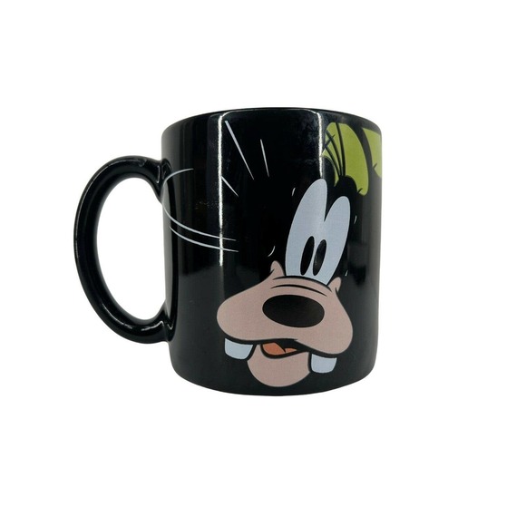 Disney Store Goofy Oversized Black Coffee Tea Mug - Picture 1 of 5
